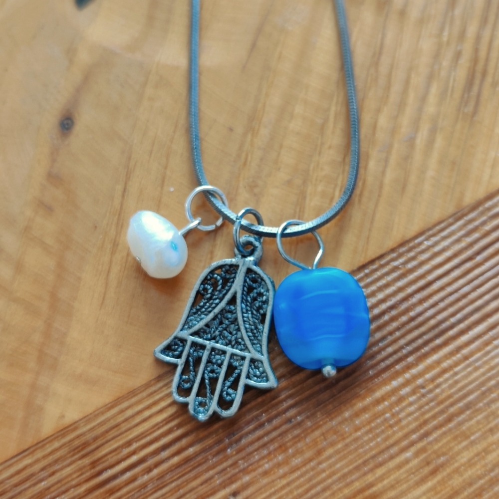 Three Charm Necklace